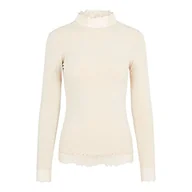 Koszulki i topy damskie - YAS Damska koszulka Yaselle Ls Top S. Noos, Whisper Pink, XS - miniaturka - grafika 1