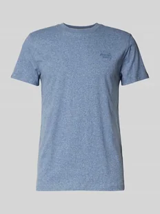 T-shirt z wyhaftowanym logo - Koszulki męskie - miniaturka - grafika 1