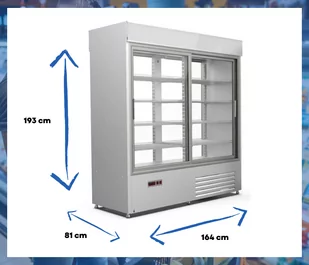 Szafa chłodnicza SCh-1-2/P 1400 WESTA - Szafy i witryny chłodnicze - miniaturka - grafika 2