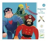 Układanki dla dzieci - Djeco Drewniana układanka magnetyczna - Los Machos - natychmiastowa wysyłka !!! - miniaturka - grafika 1