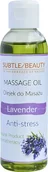 Olejki i świece do masażu - Subtle Beauty Antystresowy Naturalny olejek do masażu Lawendowy 140ml - miniaturka - grafika 1