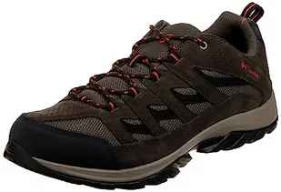 Columbia Męskie buty trekkingowe Crestwood, Camo Brown Heat wave, 41.5 EU - Buty trekkingowe męskie - miniaturka - grafika 1
