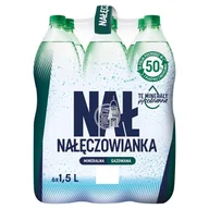 Woda - Nałęczowianka Woda mineralna mocniejszy gaz 1,5 l x 6 sztuk - miniaturka - grafika 1