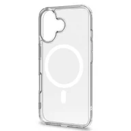 Etui i futerały do telefonów - Etui CELLY Gelskinmag do Apple iPhone 16 Przezroczysto-biały - miniaturka - grafika 1