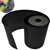 Ogrodzenia - Obrzeże ogrodowe palisada 25 cm x 50 m czarna - miniaturka - grafika 1