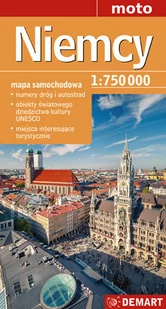 Demart  Niemcy 1:750 000 mapa samochodowa - Atlasy i mapy - miniaturka - grafika 1