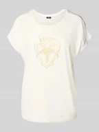 Koszulki i topy damskie - T-shirt z nadrukiem z logo model ‘TEJA’ - miniaturka - grafika 1