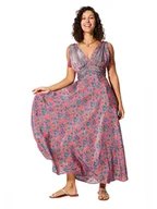 Sukienki - Aller Simplement Sukienka w kolorze różowo-turkusowym - miniaturka - grafika 1