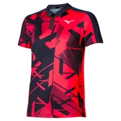 Koszulki sportowe męskie - Koszulka męska Mizuno Daybreakers Shadow SS Polo M Vibrant Red L - miniaturka - grafika 1