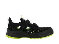 Obuwie robocze - THE ULTRA BREATHABLE VEGAN SAFETY SANDAL SAFETY JOGGER MODULO S1PS SANDAL, S1 PS, ESD, FO, SR, SC, CZARNY - miniaturka - grafika 1