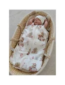 Śpiworki dla dzieci - Bonjour Cherie Śpiworek do spania bambusowy 3-12m Bianca - miniaturka - grafika 1