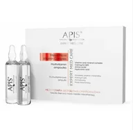 Serum do twarzy - APIS Expert Med Care Multivitamin Ampoules Ampułki Multiwitaminowe Do Mezoterapii Bezigłowej I Mikroigłowej 5 x 10ml - miniaturka - grafika 1