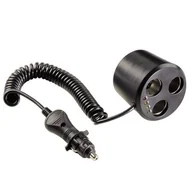 Akcesoria car audio - Hama Rozdzielacz 1-3/12V DIODY CUP HOLDER - miniaturka - grafika 1