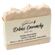 Mydła - Dolina czeremchy Dolina Czeremchy Mydło Uniwersalne Mleko i Miód 90g E996-70744 - miniaturka - grafika 1