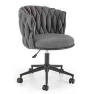Fotele - Szary kubełkowy biurowy fotel obrotowy W4-R60 - miniaturka - grafika 1