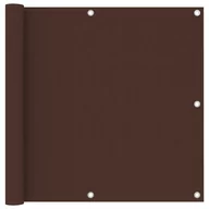 Parawany - vidaXL Parawan balkonowy, brązowy, 90x600 cm, tkanina Oxford vidaXL - miniaturka - grafika 1