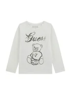 Bluzki damskie - Guess Bluzka K5BI03 J1314 Biały Regular Fit - miniaturka - grafika 1