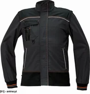 Odzież robocza - CERVA KNOXFIELD kurtka - męska kurtka robocza ze stójką - antracyt 46 - miniaturka - grafika 1