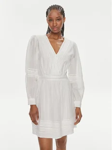 Pepe Jeans Sukienka letnia Susi PL953527 Biały Regular Fit - Sukienki - miniaturka - grafika 1