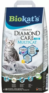 Biokats Diamond Care MultiCat Fresh żwirek dla kota - 3 x 8 l - Żwirek dla kotów - miniaturka - grafika 1