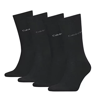 Calvin Klein Męskie skarpety na prezent, czarne, jeden rozmiar (4 sztuki), czarny, rozmiar uniwersalny - Skarpetki damskie - miniaturka - grafika 1