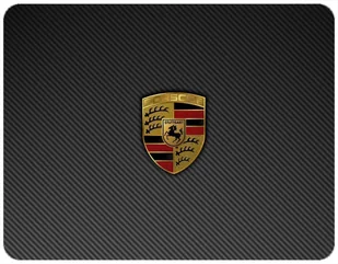 PODKŁADKA POD MYSZKĘ PORSCHE Z IMIENIEM 23x19CM DO LAPTOPA - Podkładki pod mysz - miniaturka - grafika 1