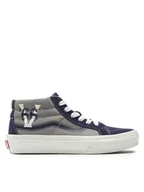 Buty dla chłopców - Vans Tenisówki Sk8-Mid VN0007PPNVY1 Granatowy - miniaturka - grafika 1