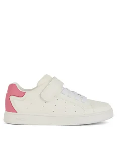 Geox Sneakersy J Eclyper J36LRA 000BC C0563 S Biały - Buty dla dziewczynek - miniaturka - grafika 1