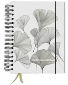 Notesy i bloczki - Bujo bullet 180 stron notatnik A5+ kropki pamiętnik gumka - miniaturka - grafika 1