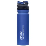 Termosy - Termos z ustnikiem Free Flow Contigo 700ml - Niebieski - miniaturka - grafika 1