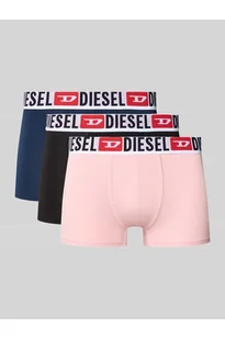 Obcisłe bokserki z wyhaftowanym logo w zestawie 3 szt. model Damien - Diesel - Majtki damskie - miniaturka - grafika 1