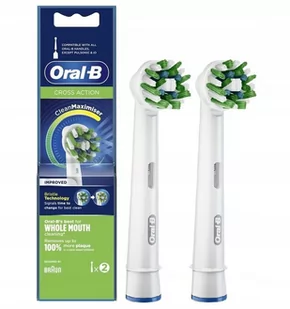 Oral-B Końcówka do szczoteczek EB50RB Cross Action Maximiser 2szt. - Końcówki do szczoteczek elektrycznych - miniaturka - grafika 1
