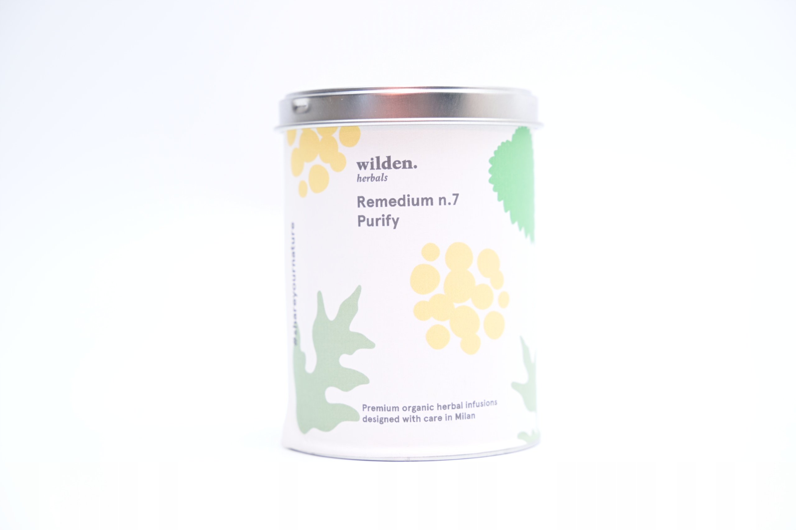 Mieszanka ziołowa Remedium n.7 Purify Wilden Herbals 60g w puszce