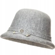 Czapki damskie - Kapelusz damski VITTORIA Jasny szary - miniaturka - grafika 1