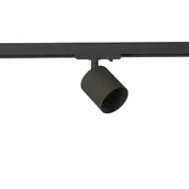 Lampy pozostałe - Reflektor szynowy 1-fazowy ALIA BASE GU10 + ring osobno - czarny matowy - miniaturka - grafika 1