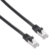 Kable miedziane - StarTech.com 1 m kabel sieciowy Cat6, ekranowany (SFTP) Snagless Gigabit kabel krosowy, czarny - miniaturka - grafika 1