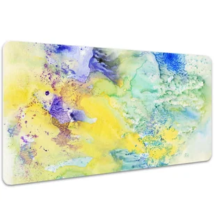 Podkładka na biurko z nadrukiem Abstrakcyjne barwne plamy 100x50 cm - Podkładki na biurko - miniaturka - grafika 1