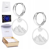 Kolczyki - Kolczyki Srebrne 925 Lśniące z Górami Tatrami Polska Natura Tatry Góry - miniaturka - grafika 1