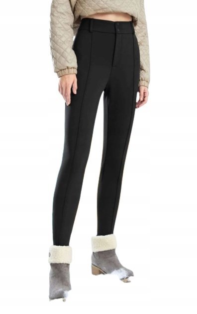SHEIN SPODNIE DAMSKIE CZARNE DŁUGIE CASUAL 36 1VCU