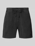 Spodenki męskie - Szorty o kroju regular fit z wyhaftowanym logo - miniaturka - grafika 1