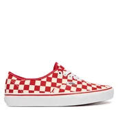 Trampki damskie - Tenisówki Vans Authentic VN000EGAR301 Czerwony - miniaturka - grafika 1