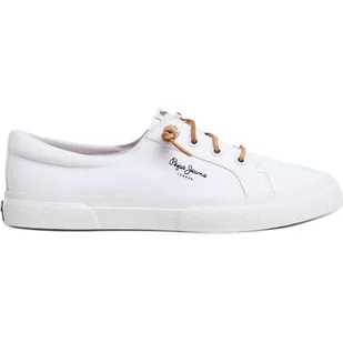Pepe Jeans Damskie trampki KENTON BLOCK W, białe (białe), 40 UK, biały, 42 EU - Trampki damskie - miniaturka - grafika 1