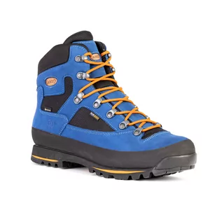 Buty trekkingowe męskie - Męskie buty trekkingowe Aku Conero 30 GTX blue/orange - 42 - grafika 1