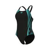 Stroje kąpielowe - ARENA Damski strój kąpielowy PRO Back Graphic One Piece Swimsuit dla kobiet (opakowanie 1 szt.) - miniaturka - grafika 1