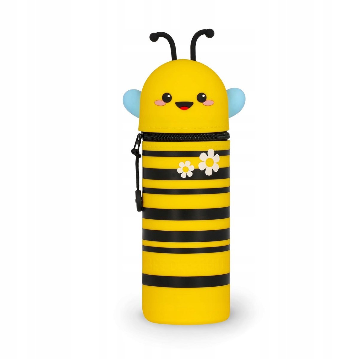 Outlet Piórnik Tuba Motyw Pszczoły na Długopisy 6,3x22cm Legami Zółty
