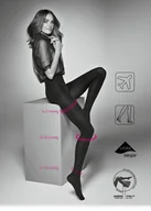Rajstopy - STRONG PRESS 40 Rajstopy Damskie nero 4 Veneziana - miniaturka - grafika 1
