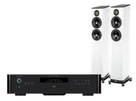 Zestawy stereo - Rotel RA-1572 MkII (czarny) + FS408.2 (biały) - miniaturka - grafika 1