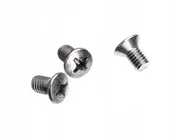 Śruby i nakrętki - M4x10 ŚRUBA STOŻKOWA KRZYŻAK łeb soczewkowy NIERDZEWNA A2 966 (50) - miniaturka - grafika 1
