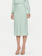 Spódnice - Calvin Klein Spódnica midi Bias K20K203514 Zielony Regular Fit - miniaturka - grafika 1
