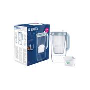 Akcesoria i części do ekspresów do kawy - Szklany dzbanek filtrujący do wody BRITA LED Maxtra Pro Blue, 2,5 l + filtr do wody BRITA Maxtra PRO All-In-1 - miniaturka - grafika 1